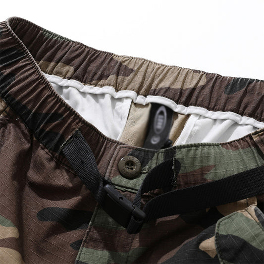 MilkMan Camo Belted Shorts