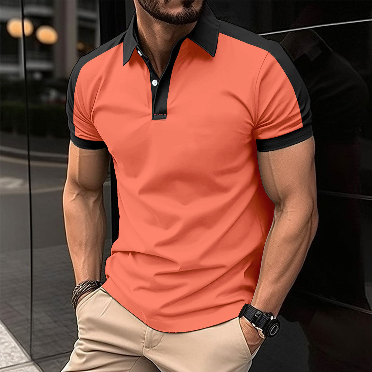 MilkMan Color Block Polo - Modern Edge