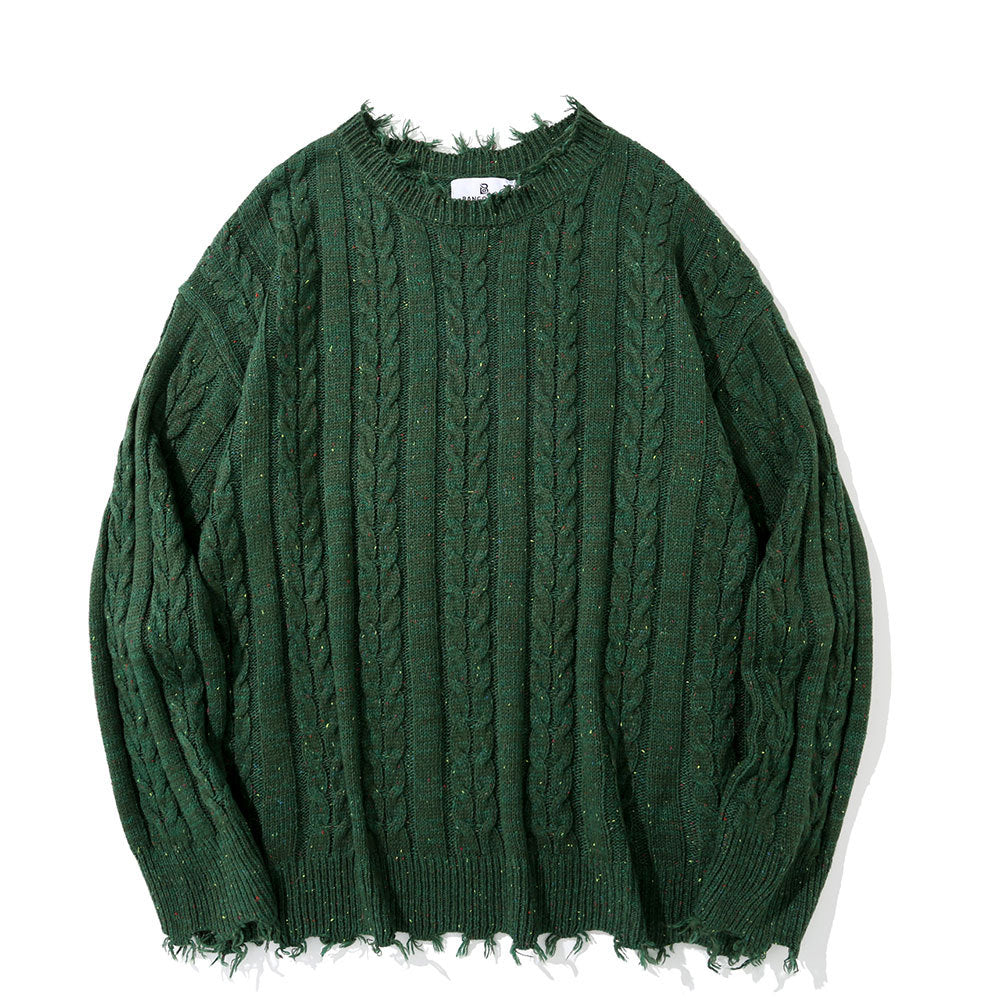 MilkMan Jacquard Crew Sweater