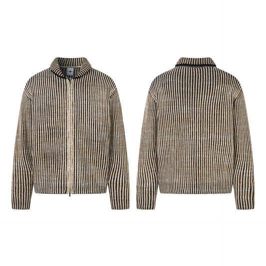MilkMan Striped Knit Cardigan
