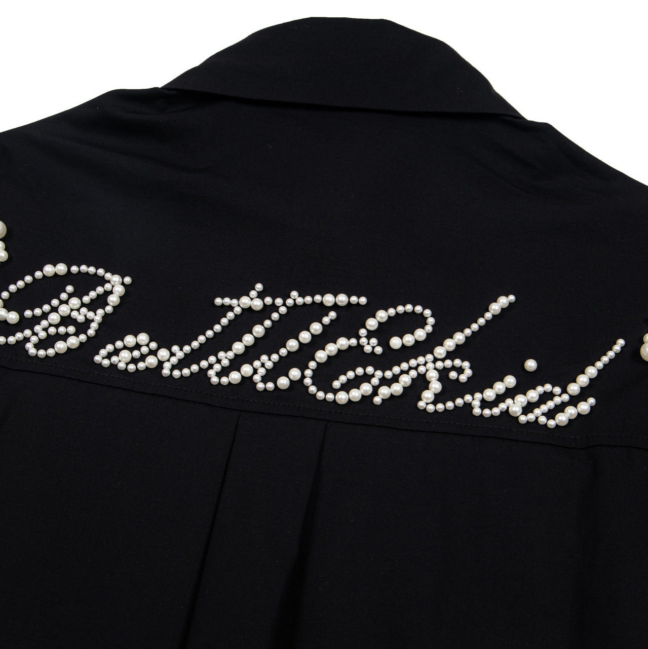 MilkMan Beaded Letter Shirt