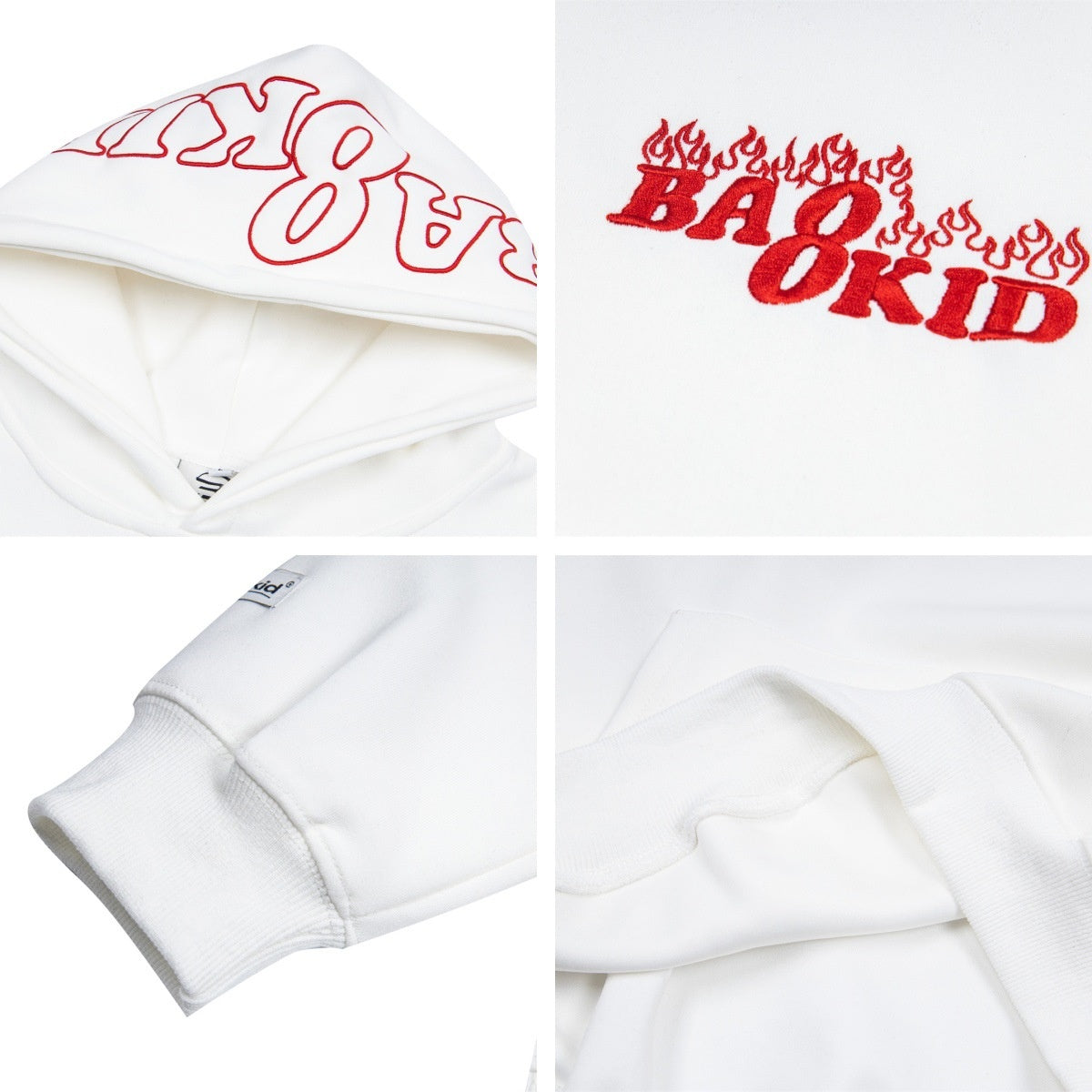 MilkMan Flame Embro Hoodie