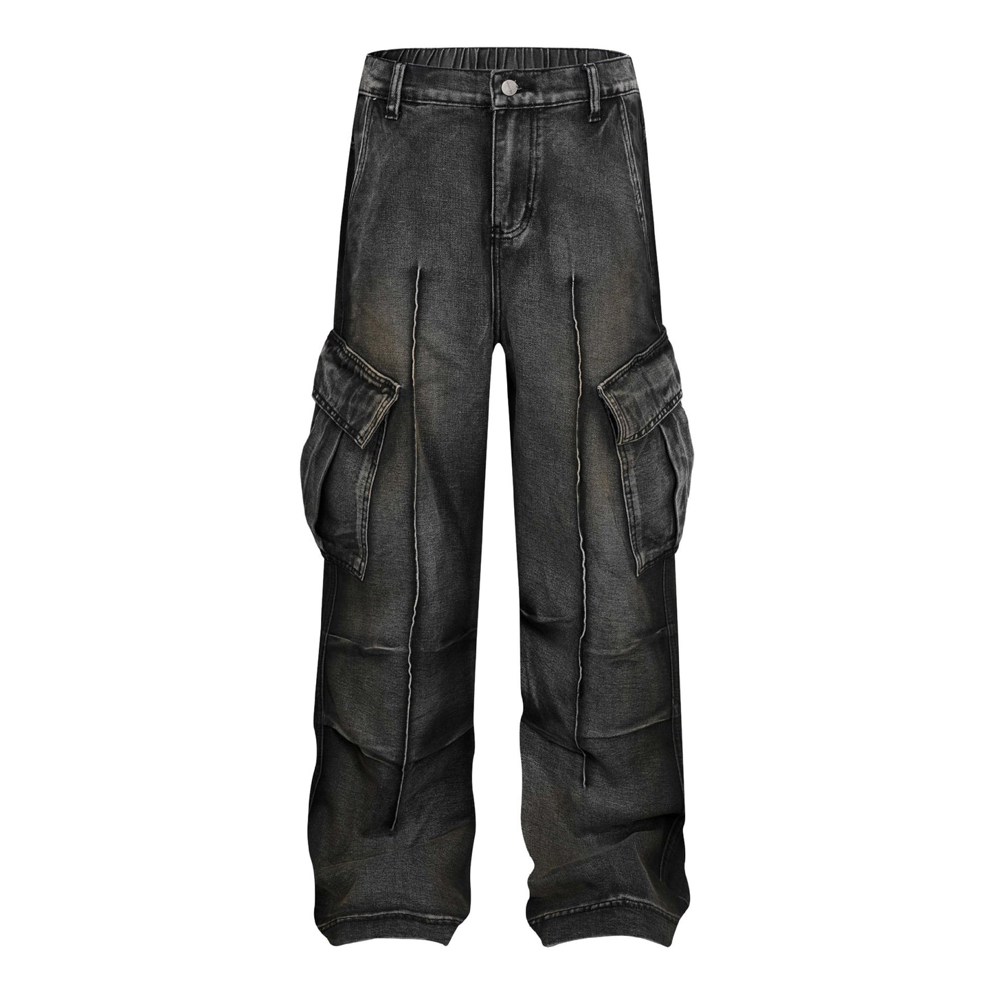 MilkMan Pleated Cargo Jeans