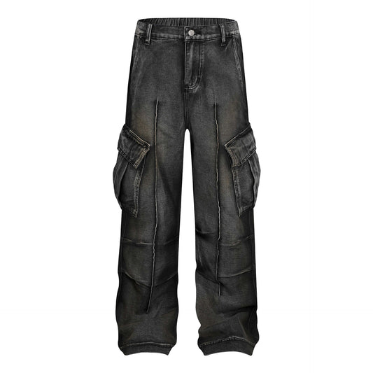 MilkMan Pleated Cargo Jeans