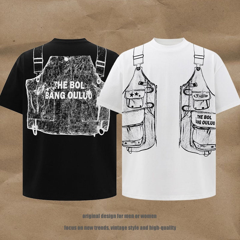 MilkMan Printed Vest Tee