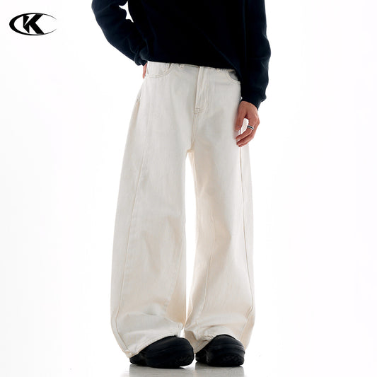 MilkMan White Tapered Jeans