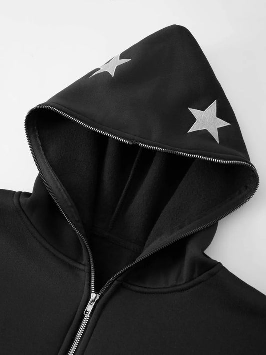 MilkMan Star Embroidery Zip