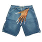 MilkMan Y2K Denim Shorts - Retro Streetwear