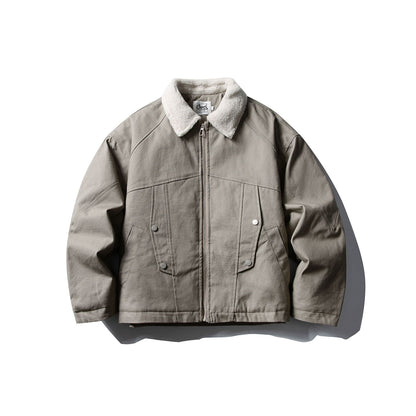 MilkMan Shearling Collar Coat