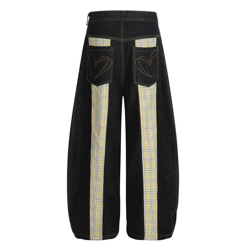 MilkMan Plaid Block Jeans