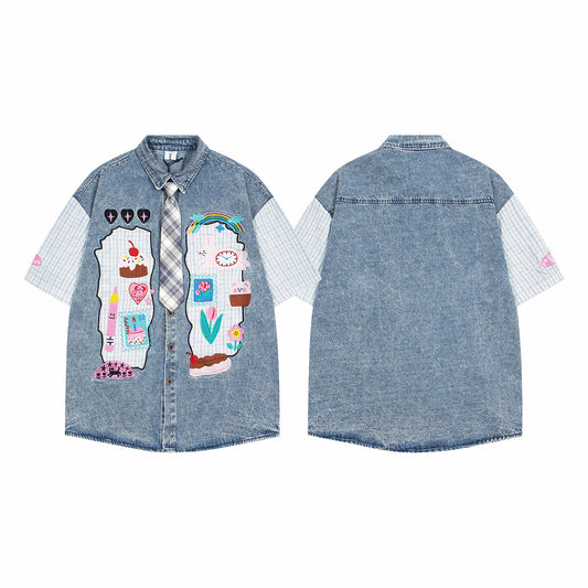 MilkMan Cartoon Collar Shirt