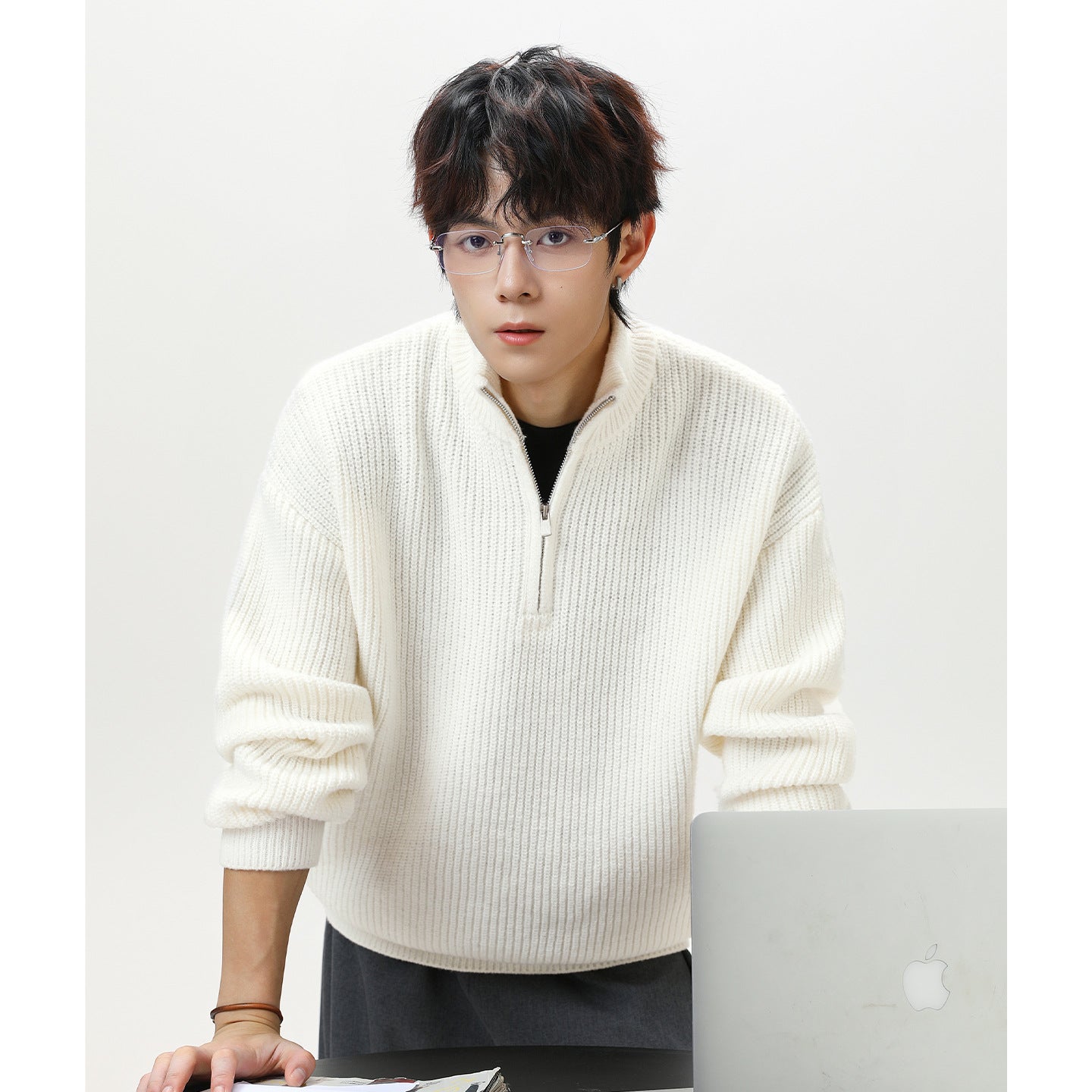 MilkMan Half-Zip Collar Sweater