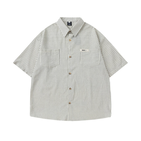 MilkMan Striped Pocket Shirt