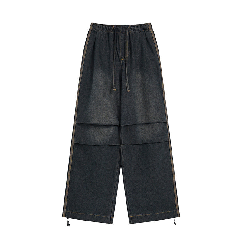 MilkMan Stripe Tube Denim Pants