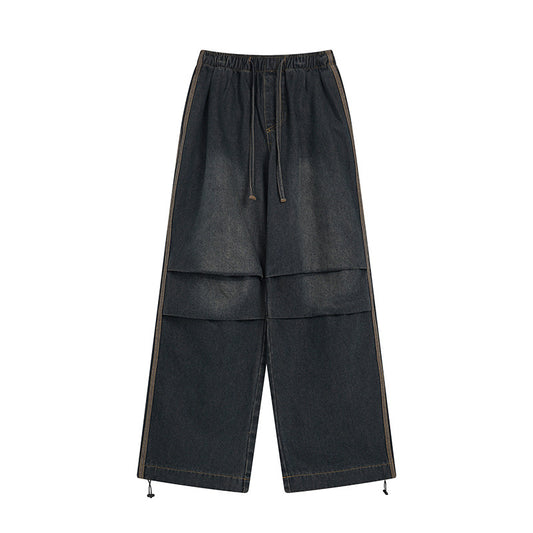 MilkMan Stripe Tube Denim Pants
