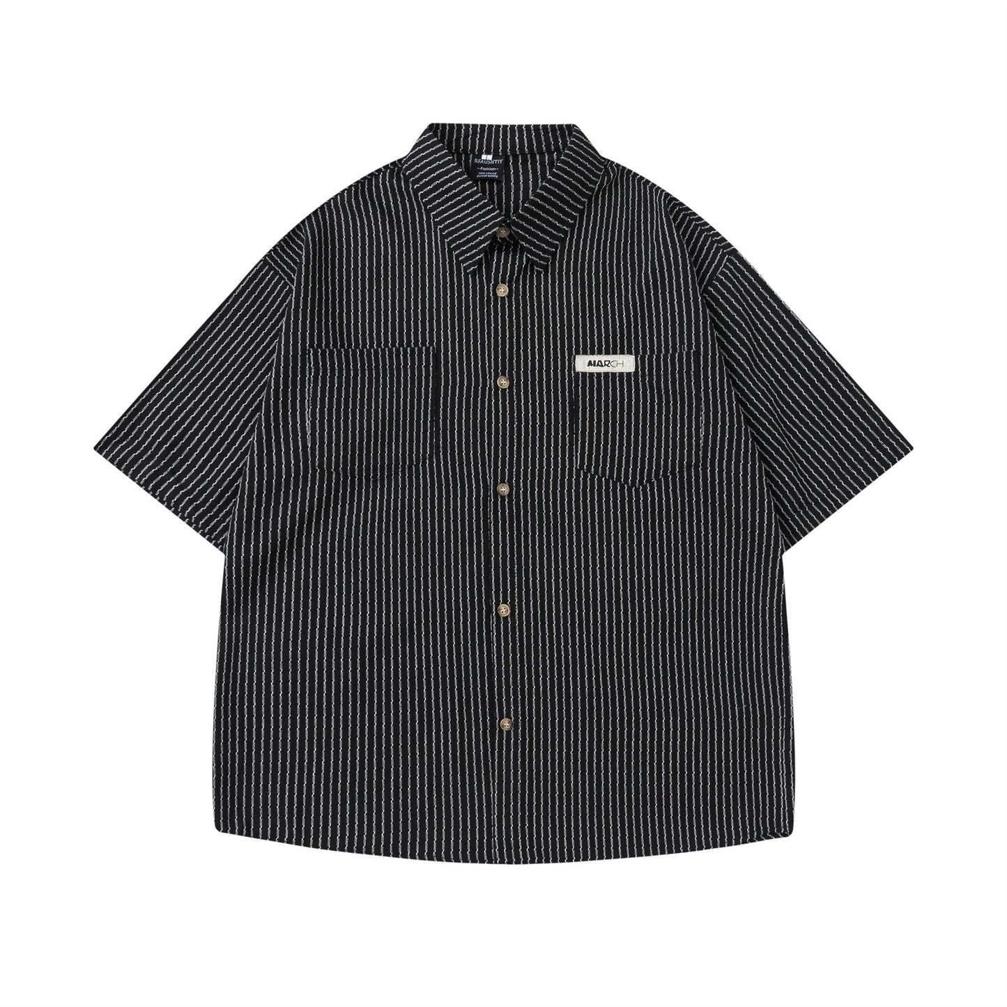 MilkMan Striped Pocket Shirt