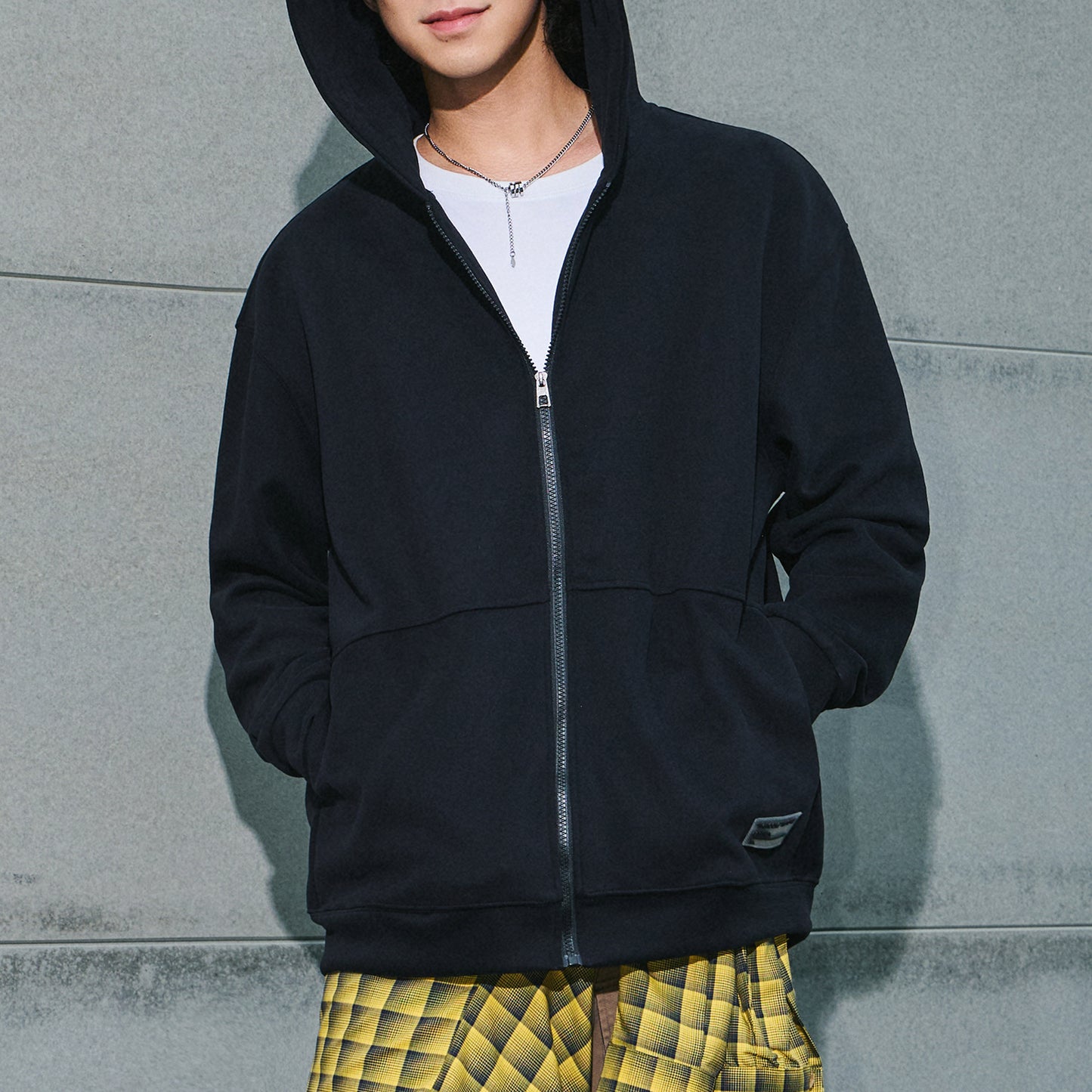 MilkMan Knit Zip Hooded Cardigan