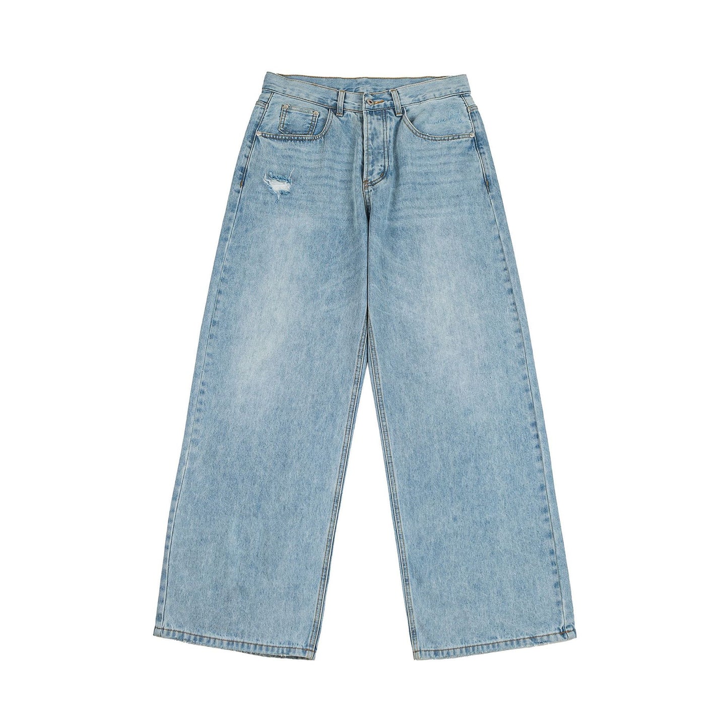 MilkMan Ripped Loose Jeans