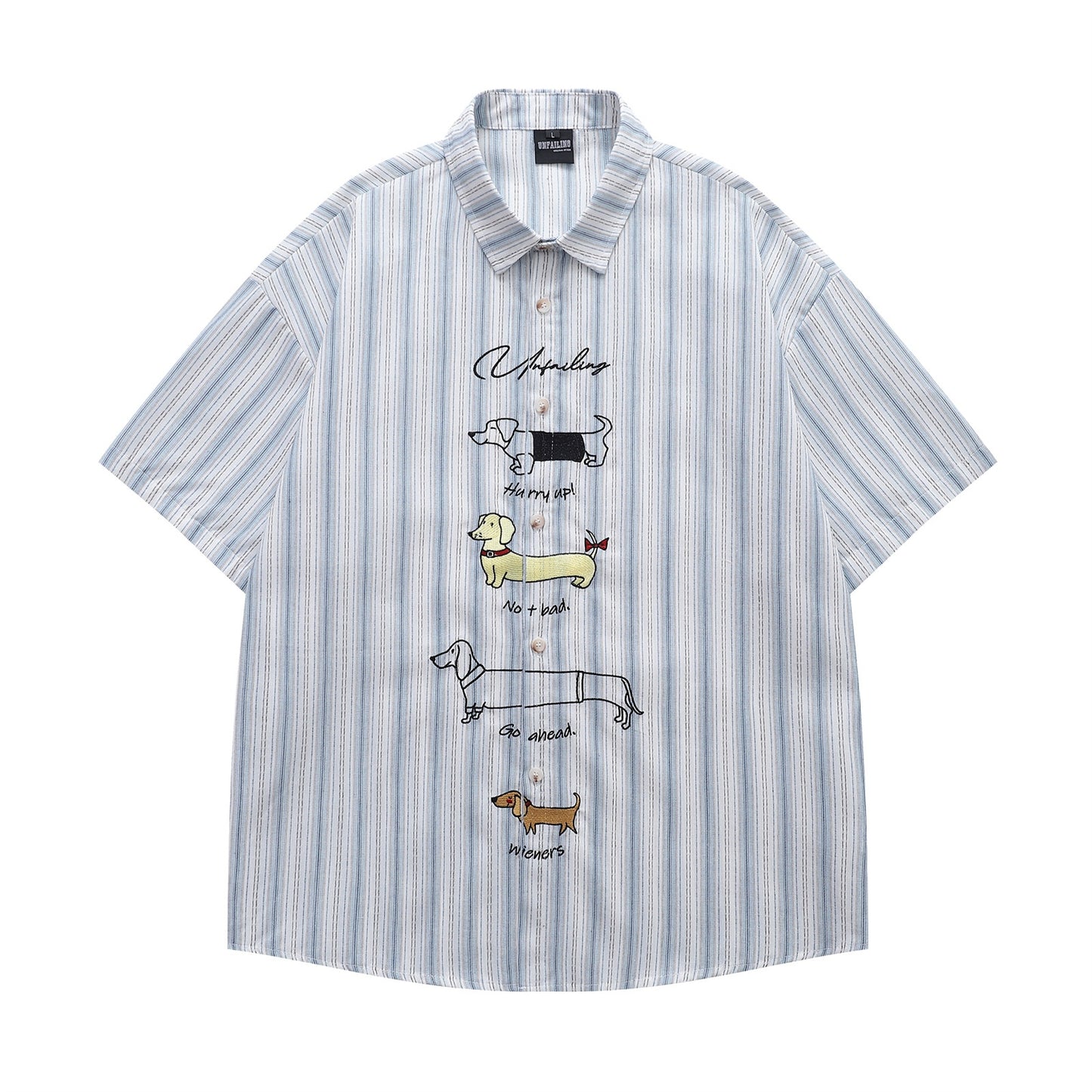 MilkMan Stripe Embroidered Shirt