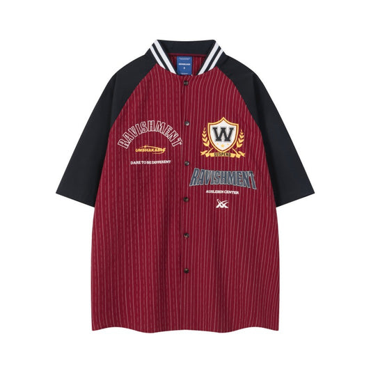 MilkMan Baseball Collar Shirt