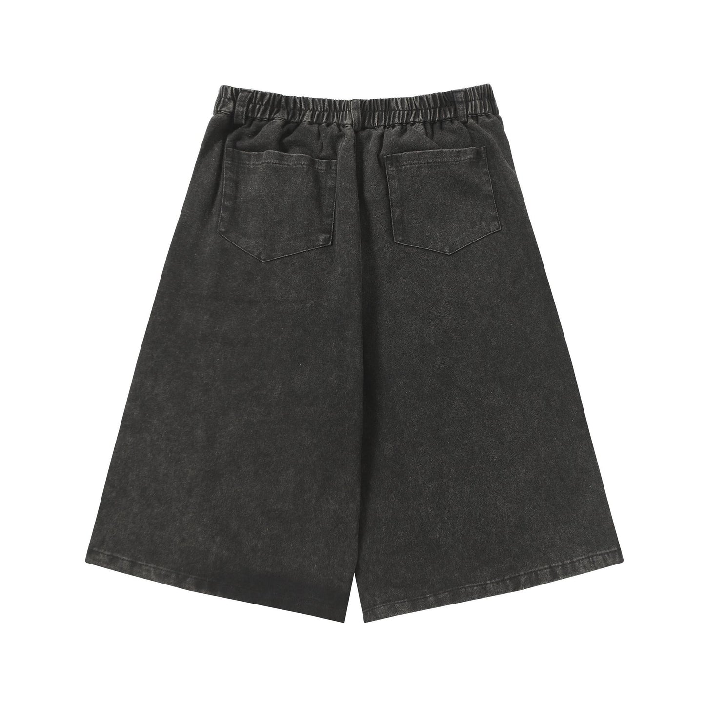 MilkMan Embroidered Denim Shorts