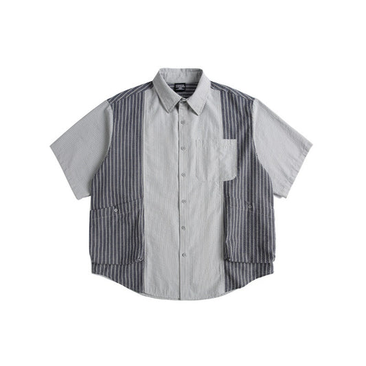 MilkMan Spliced Stripe Shirt