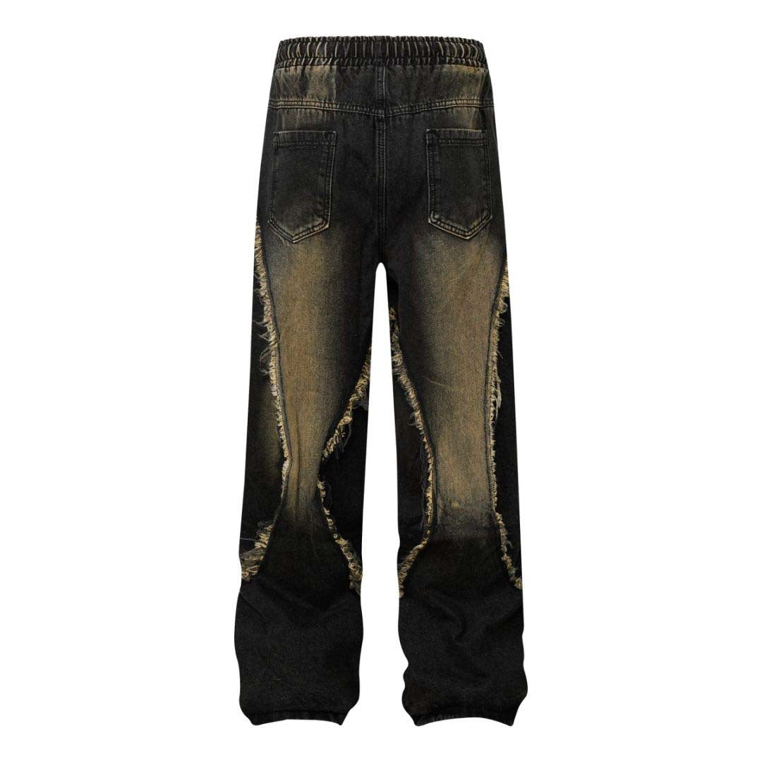 MilkMan Washed Patchwork Jeans
