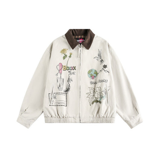 MilkMan Floral Work Jacket