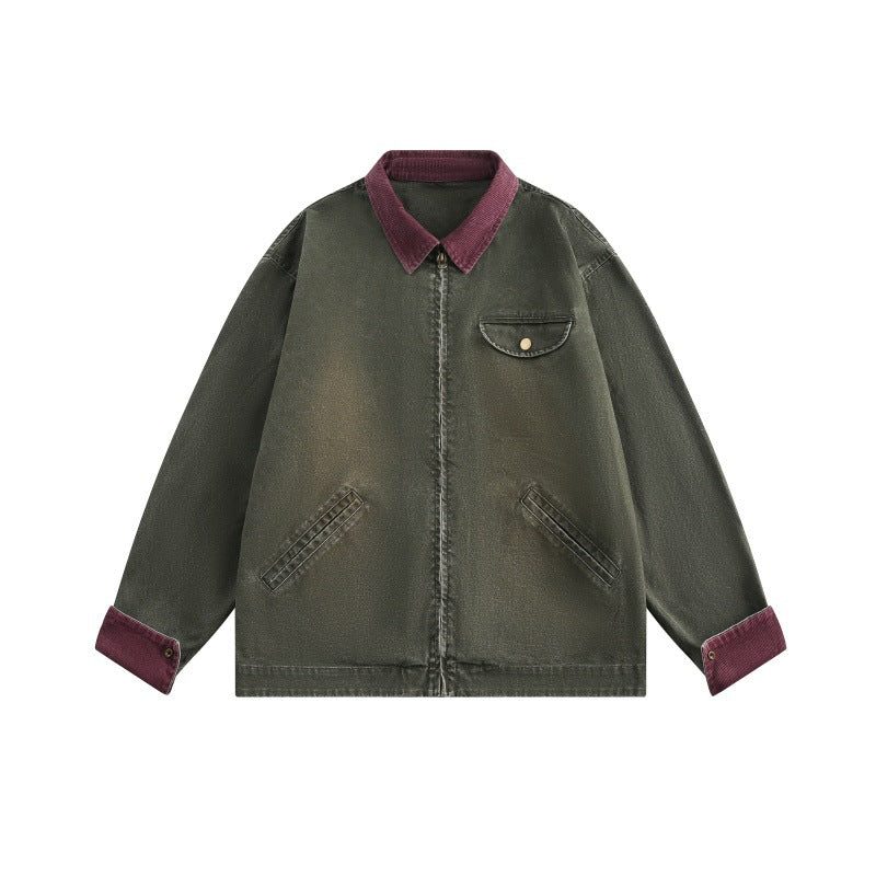 MilkMan Faded Block Cord Jacket