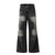 MilkMan Colorblock Flare Jeans