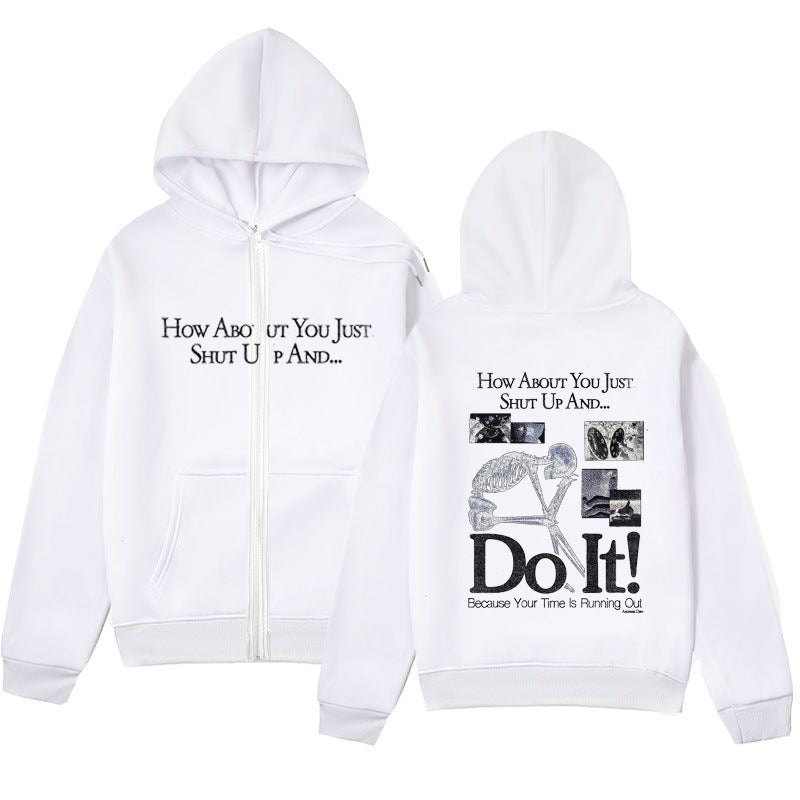 MilkMan Skull Zip Hoodie