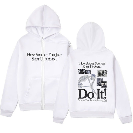 MilkMan Skull Zip Hoodie