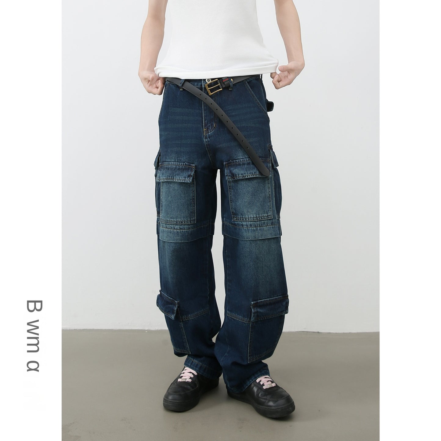MilkMan Washed Patch Jeans
