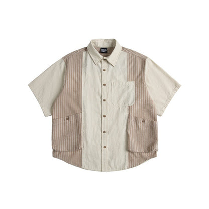 MilkMan Spliced Stripe Shirt