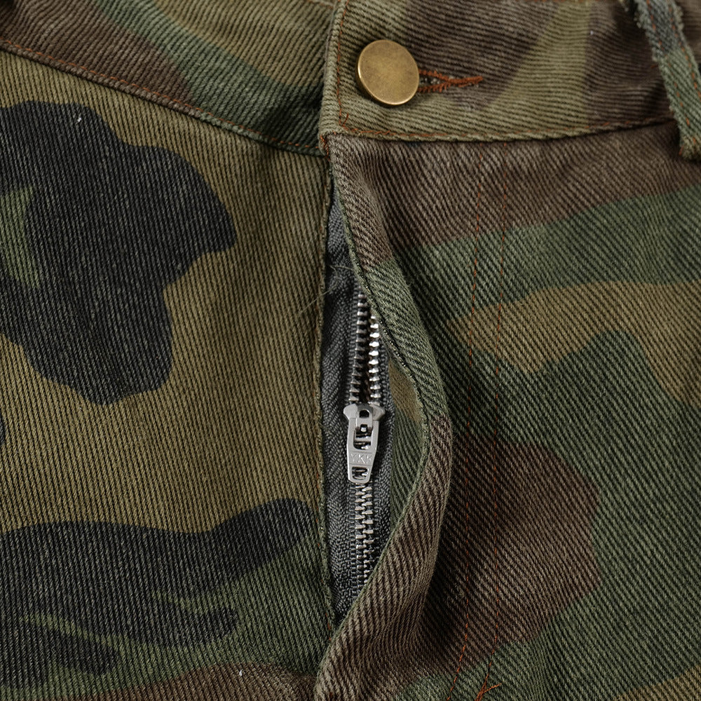 MilkMan Camo Fray Shorts
