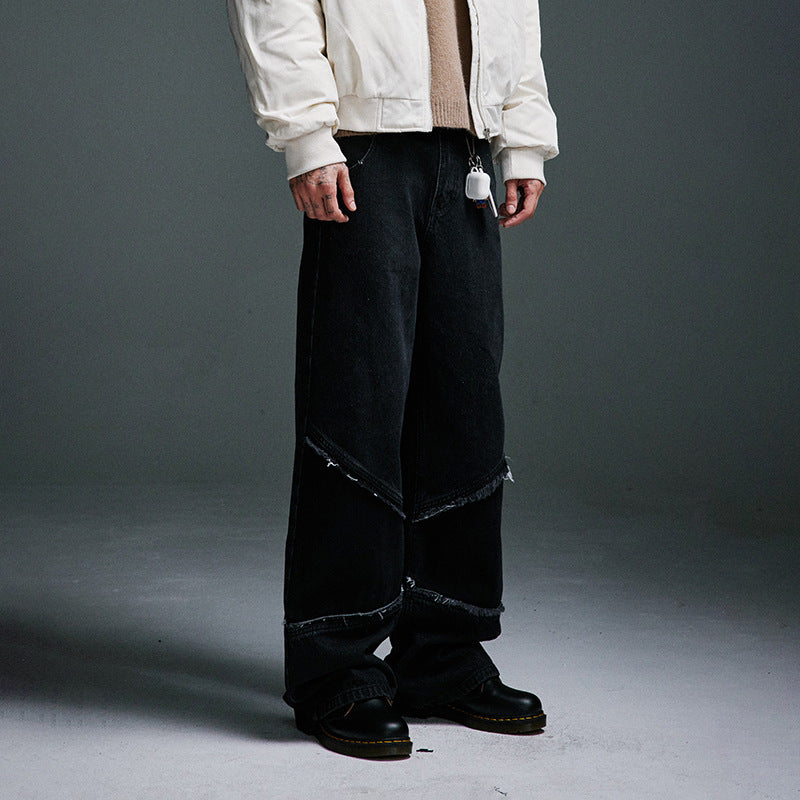 MilkMan Fringe Block Denim