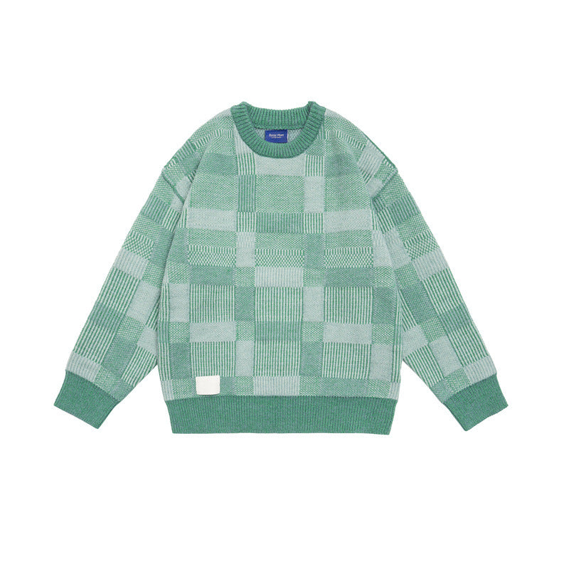 MilkMan Check Knit Pullover