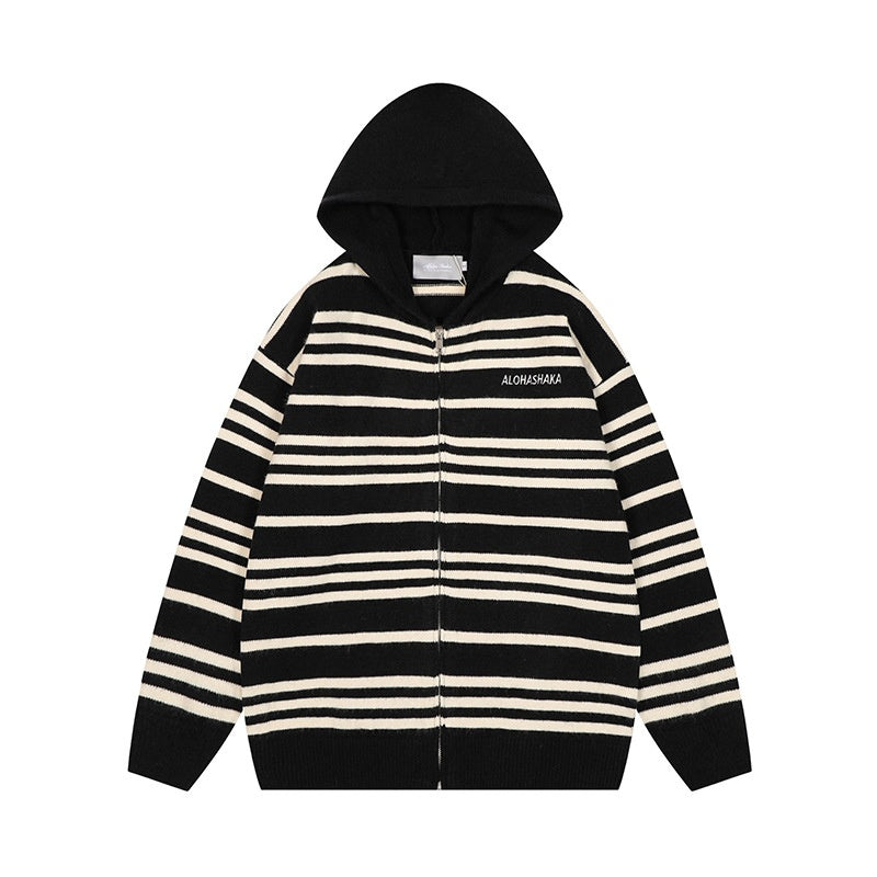 MilkMan Embroidered Hooded Knit