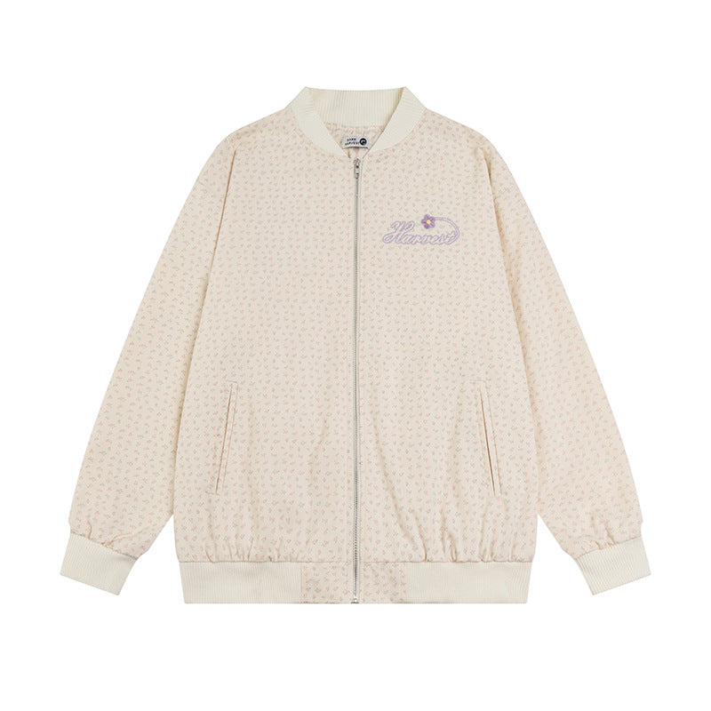 MilkMan Floral Varsity Jacket