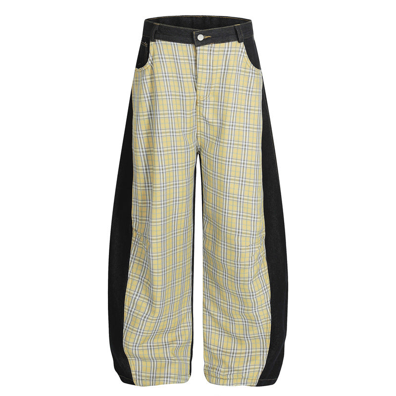 MilkMan Plaid Block Jeans