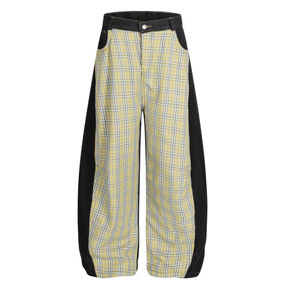 MilkMan Plaid Block Jeans