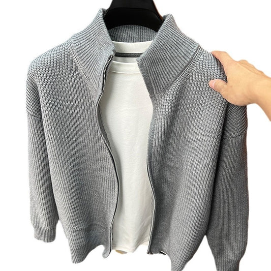 MilkMan Stand Collar Cardigan - Cozy Layers