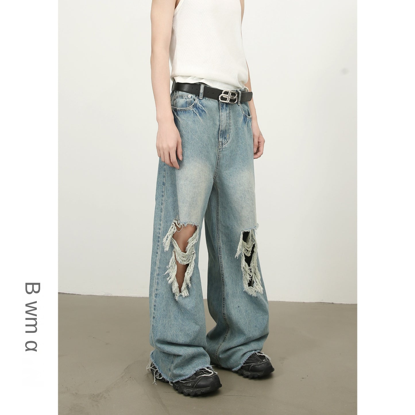 MilkMan Fringe Floor Jeans