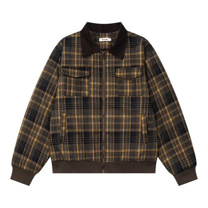 MilkMan Plaid Lapel Jacket