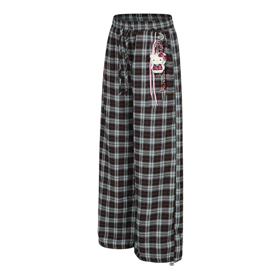 MilkMan Checkered Wide Pants
