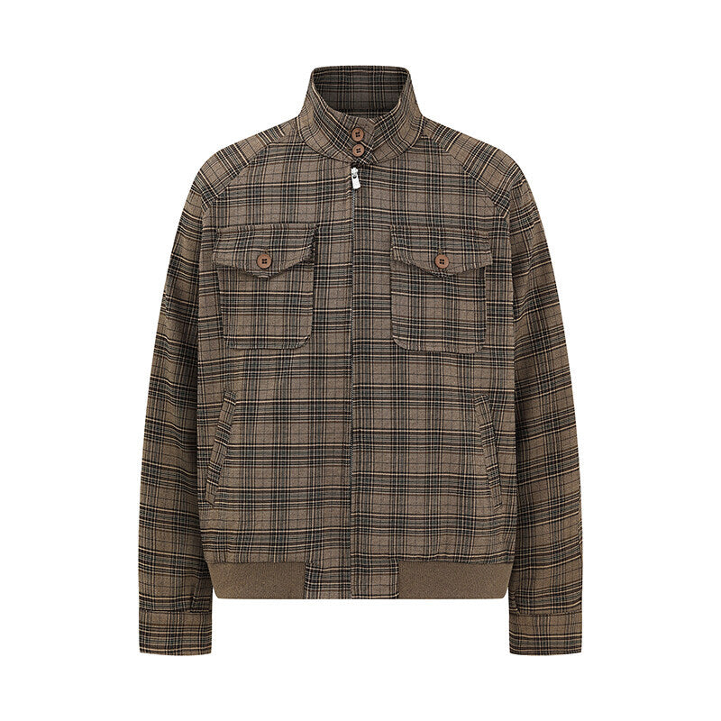 MilkMan Plaid Zip Jacket