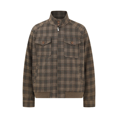 MilkMan Plaid Zip Jacket