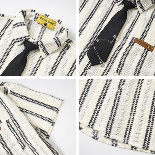 MilkMan Stripe Collar Shirt