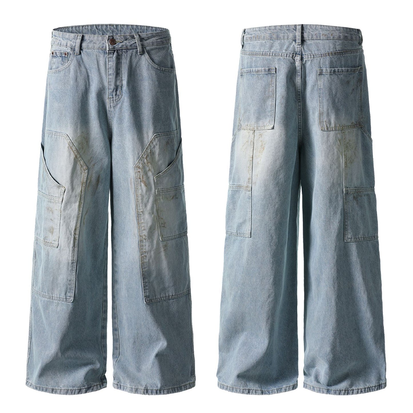 MilkMan Tie-Dye Ripped Jeans