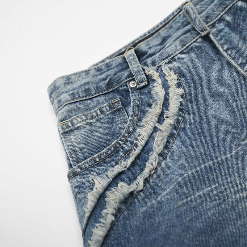 MilkMan Linen Indigo Trouser